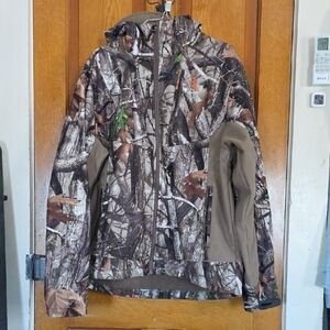 Camouflage Hooded Jacket Sz L